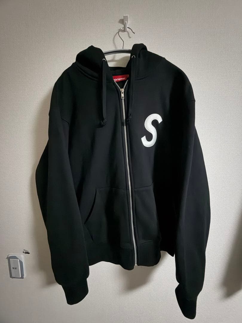 24FW シュプリーム ジップアップ スウェット パーカー Mサイズ