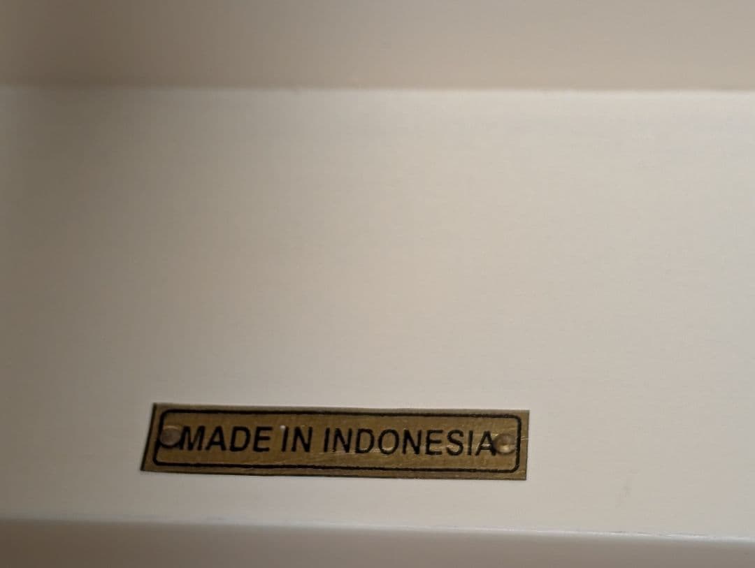 猫脚　半円形　コンソール 　サイドテーブル　2段　花台