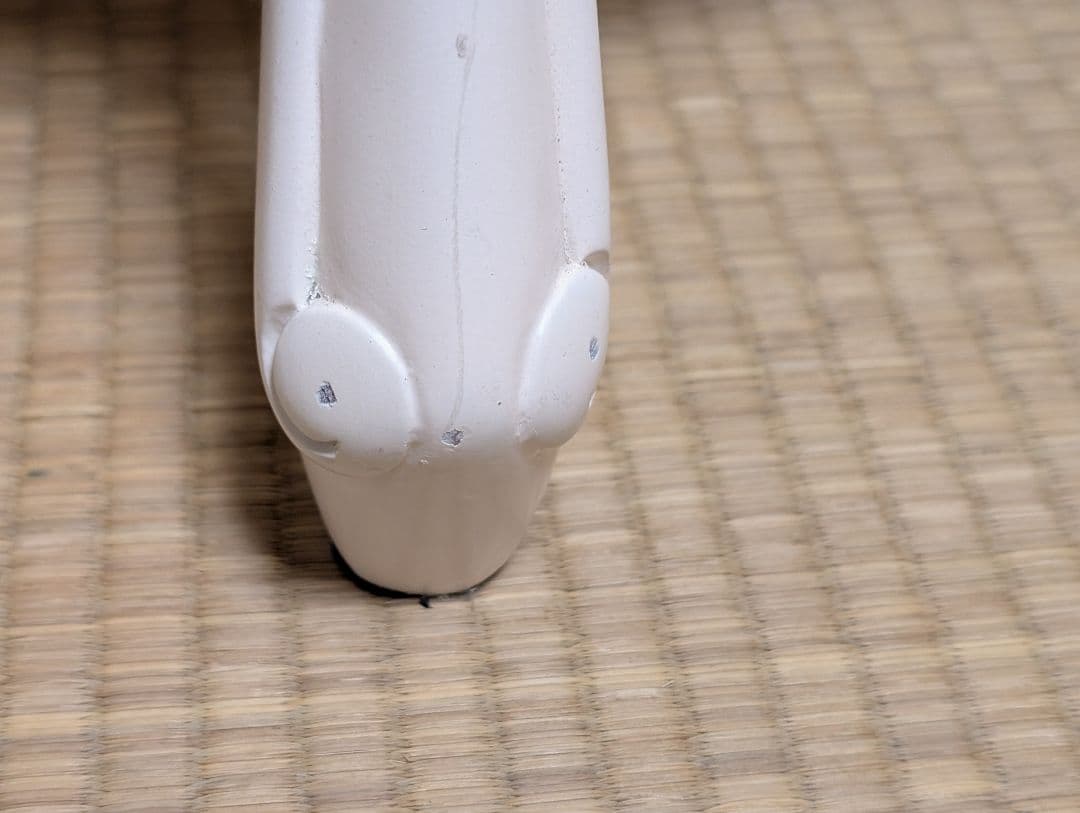 猫脚　半円形　コンソール 　サイドテーブル　2段　花台