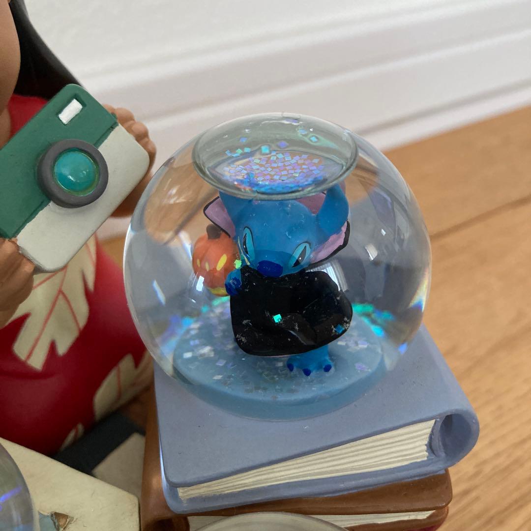 ☆レア☆ リロ＆スティッチ　スノードーム　ディズニーオークション限定500