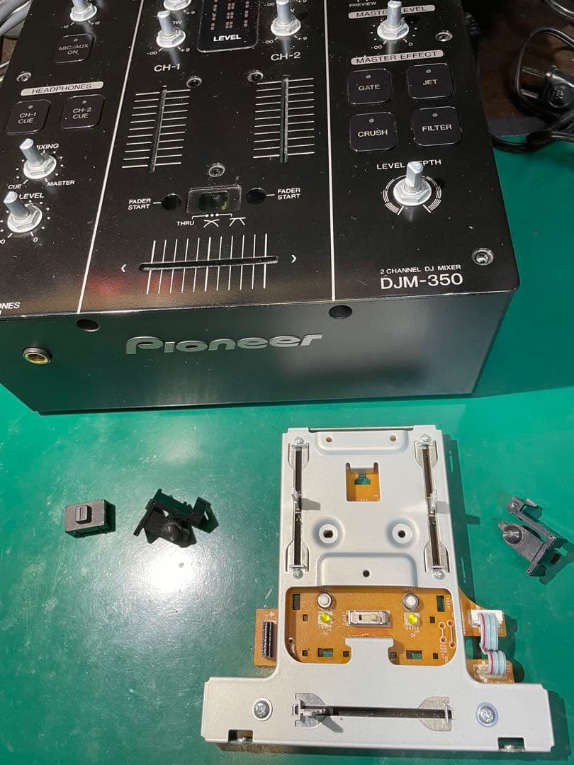 pioneer dj パイオニア　DJM-350 メンテナンス　　電源コード
