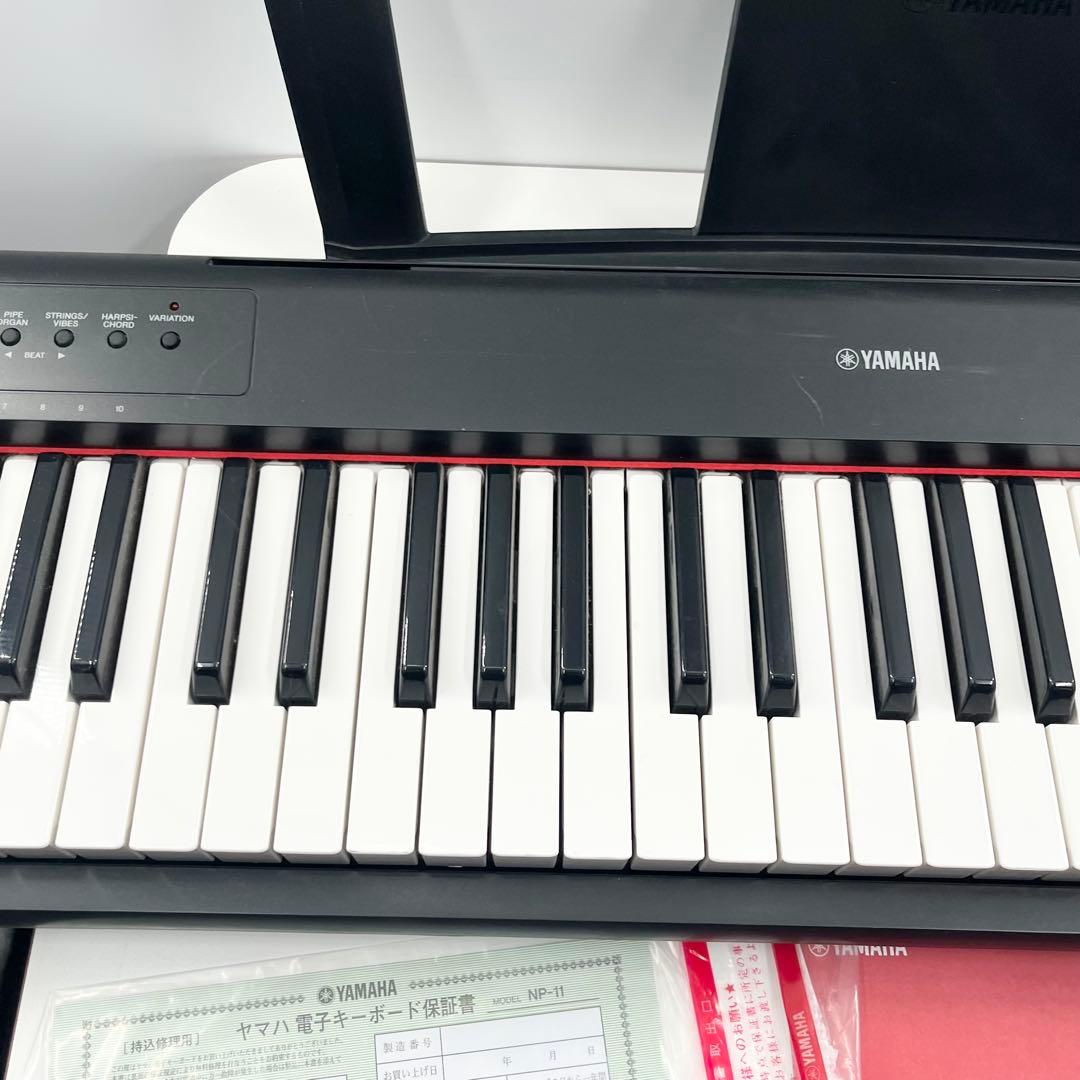 YAMAHA piaggero NP-11 電子キーボード 61鍵 動作良好