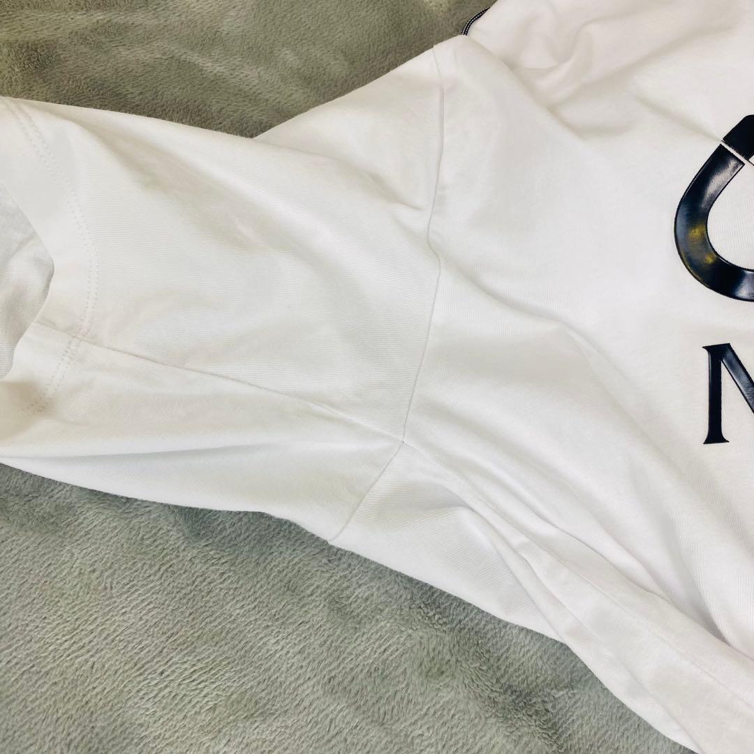 モンクレール MONCLER ホワイト ロゴ Tシャツ 半袖 白