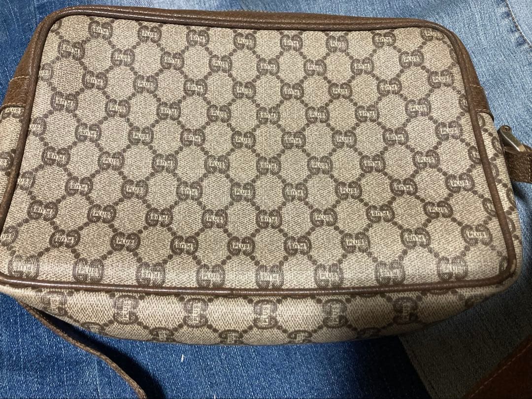 オールドグッチ　GUCCI PLUS オールドグッチプラスGG柄ショルダーバッグ