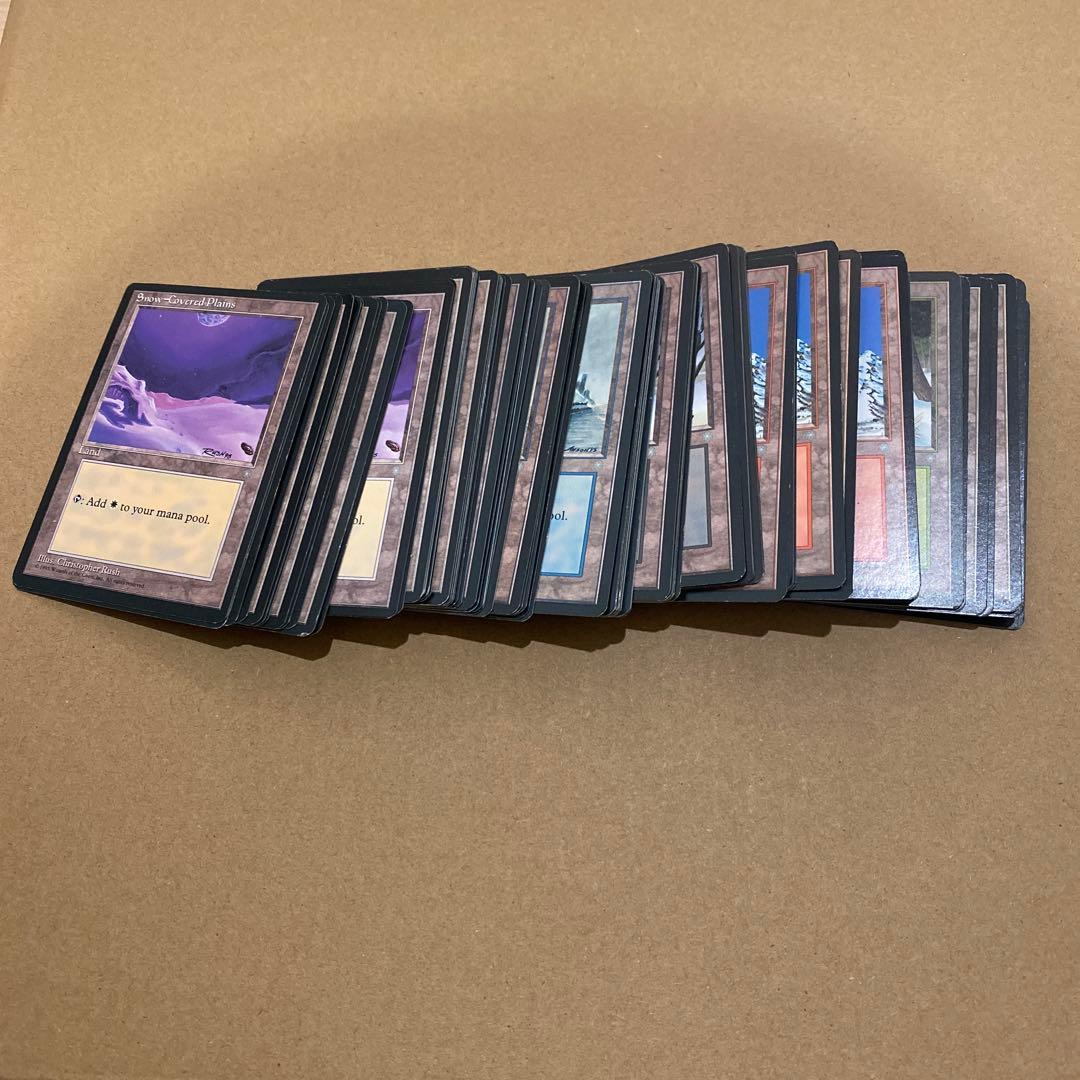 MTG アイスエイジ 冠雪土地 119枚