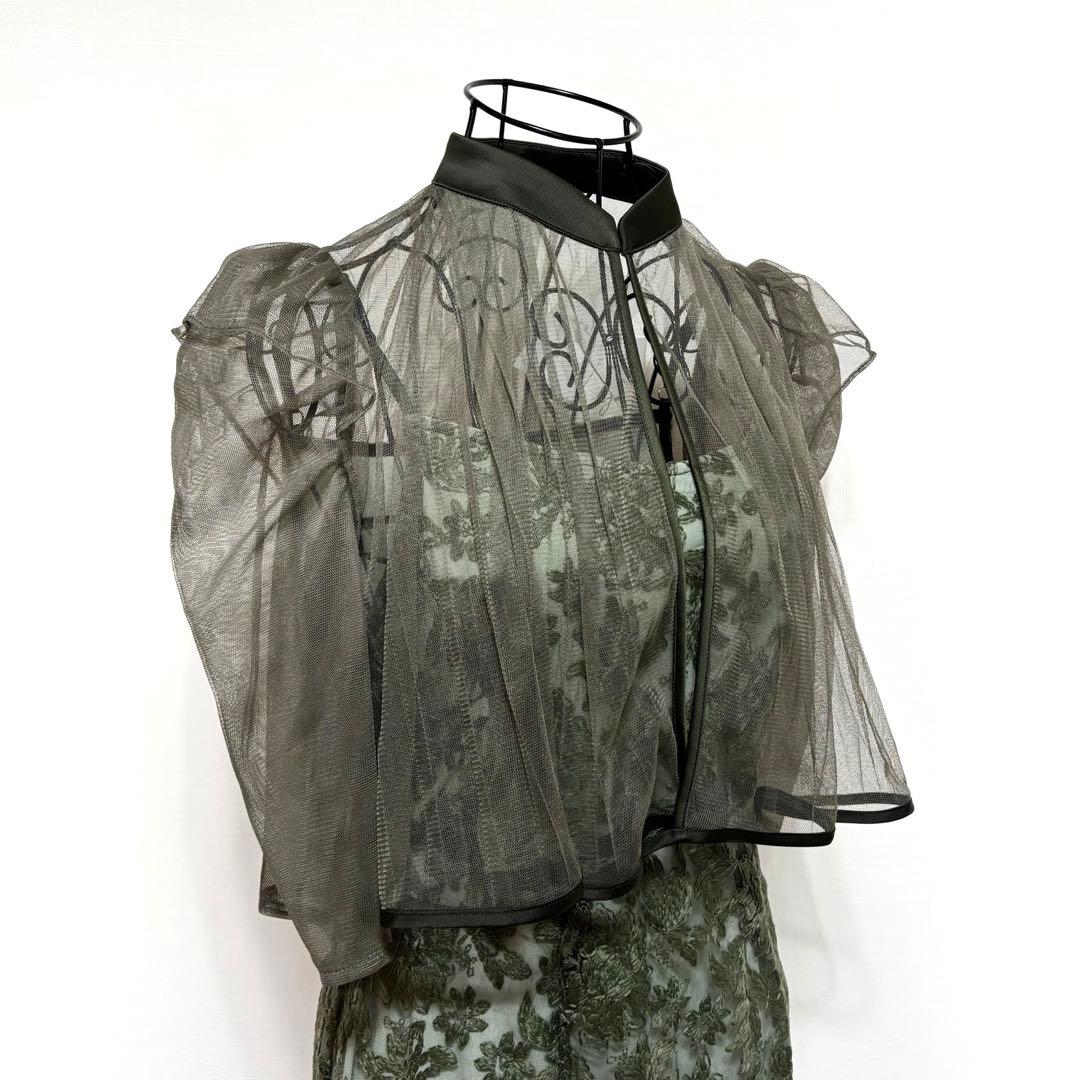 【タグ付】Leja フロントオープンバックプリーツボレロ キャミワンピ 結婚式