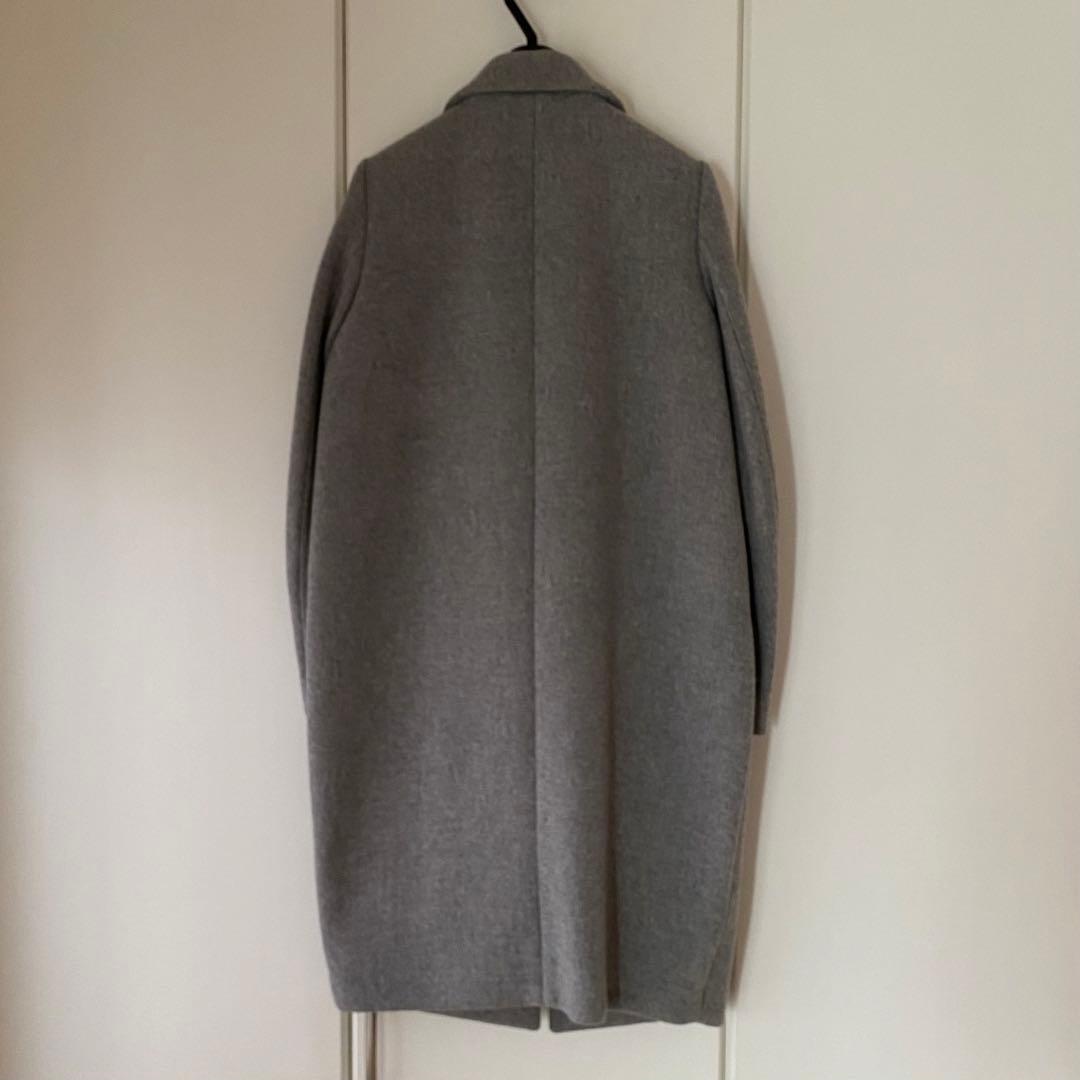 【良品】ENFOLD エンフォルド ライトメルトン テーラーコート　グレー　38