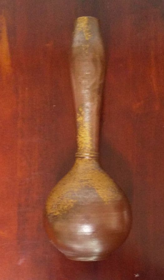 瓢箪形備前焼花瓶