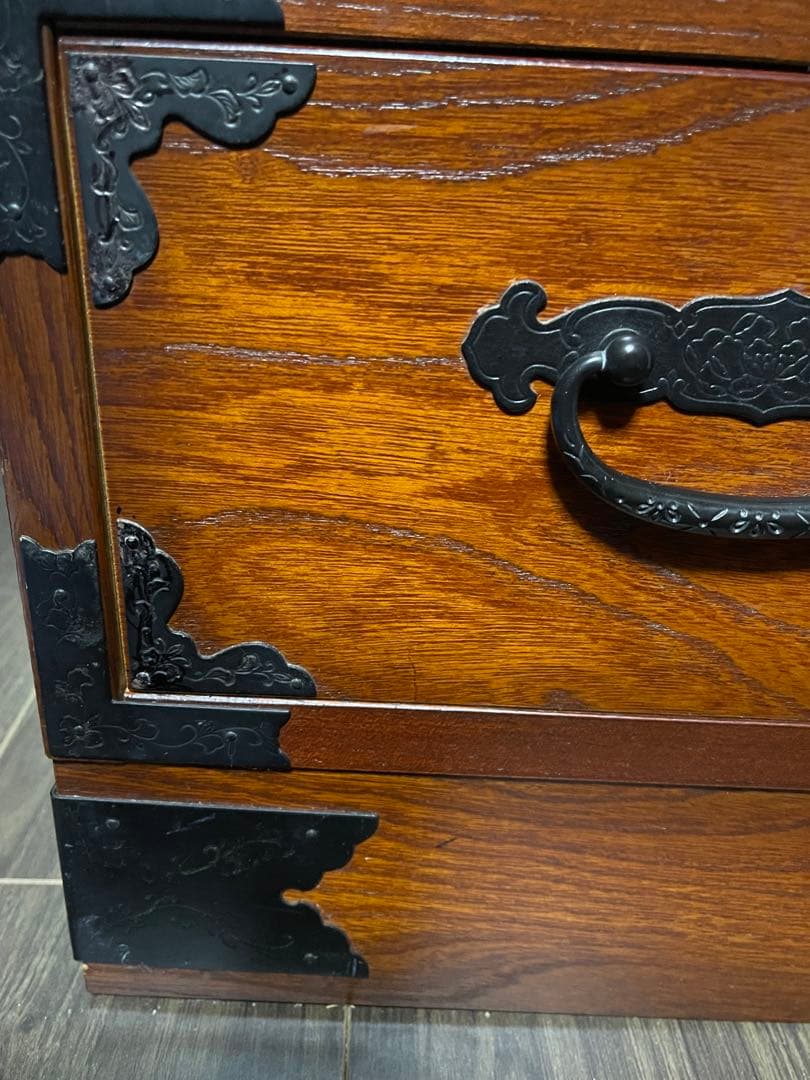 民芸箪笥　和風チェスト　葵民芸