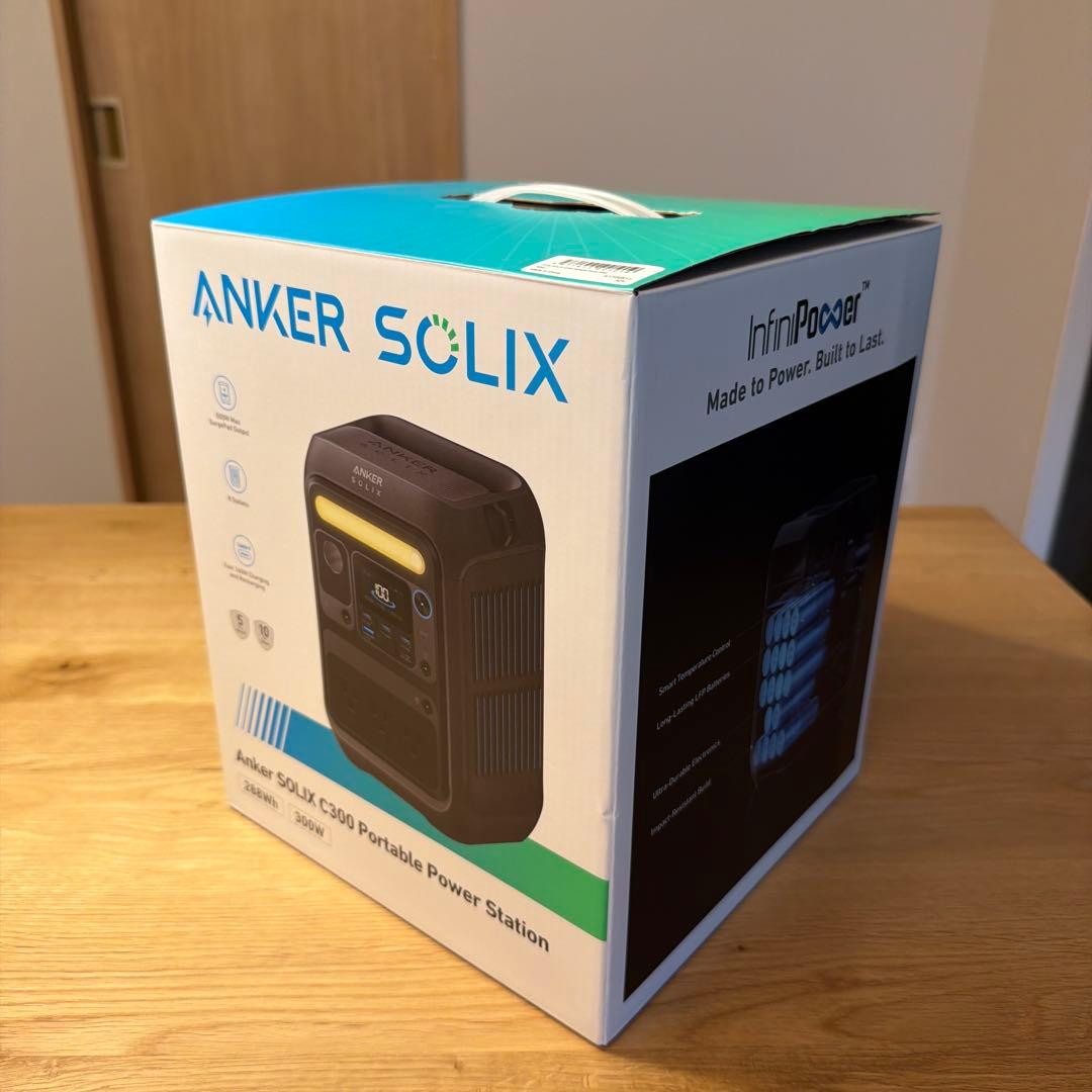 Anker SOLIX C300 ポータブル電源　ブラック