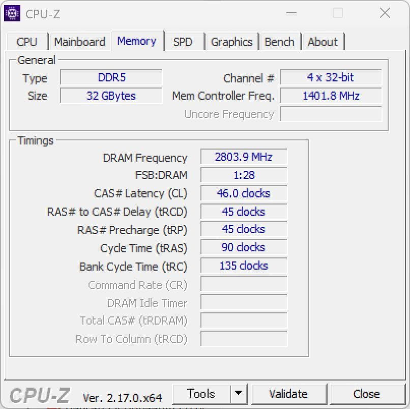 Crucial PRO 16GB×2 DDR5-6000 Memtest86+済