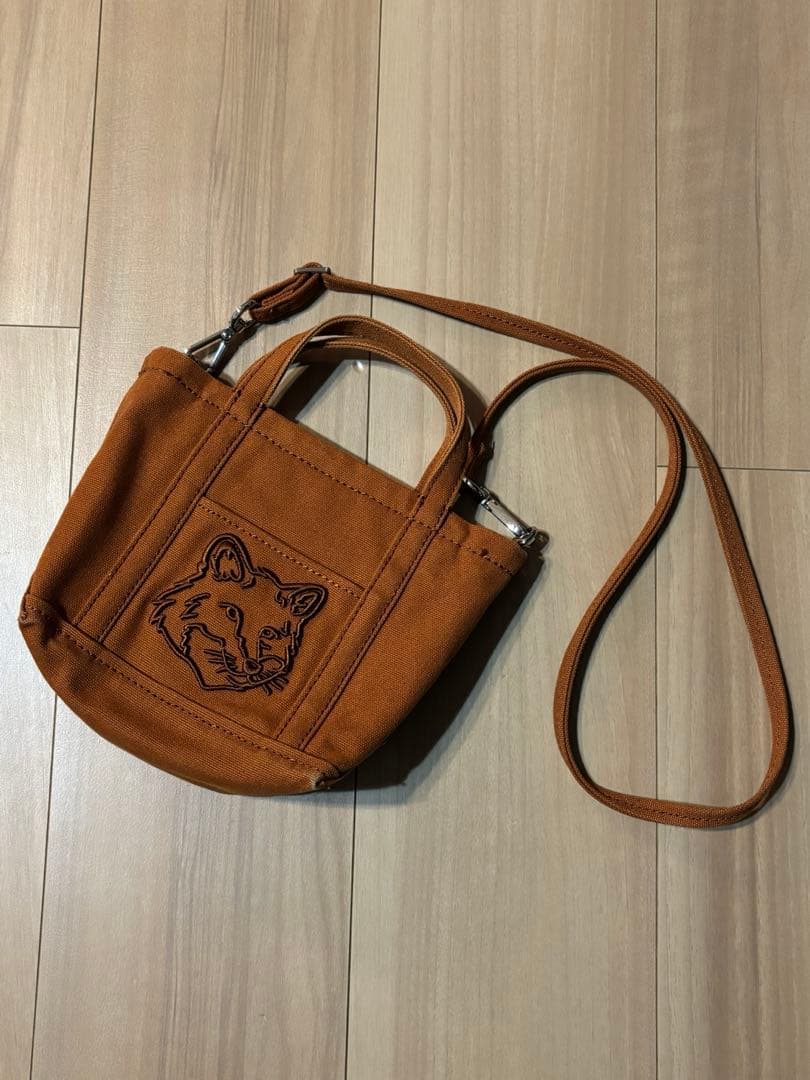 メゾンキツネ ブラウン ショルダーバッグ