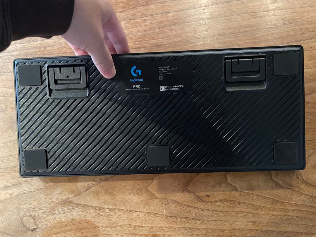 logicool PRO X ゲーミングキーボード 本体