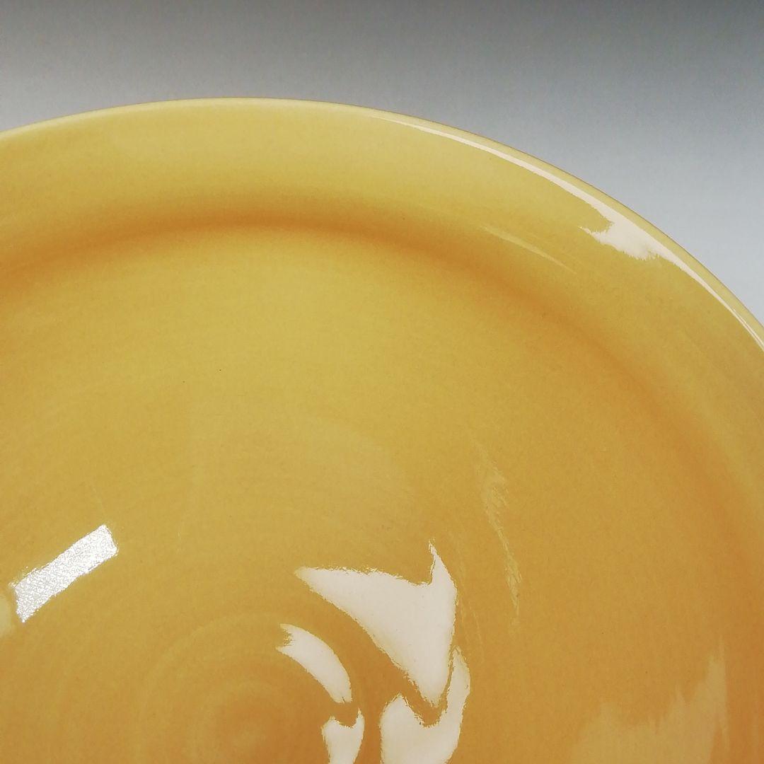 Ｔ７７４　茶碗　『淡黄交趾　鼠の嫁入』『伊藤昇峰 造』　共箱　抹茶碗　茶道具