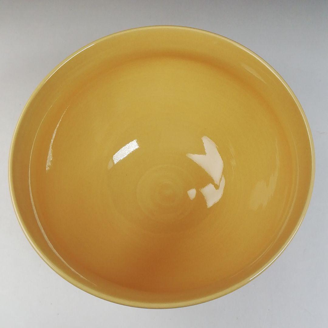 Ｔ７７４　茶碗　『淡黄交趾　鼠の嫁入』『伊藤昇峰 造』　共箱　抹茶碗　茶道具