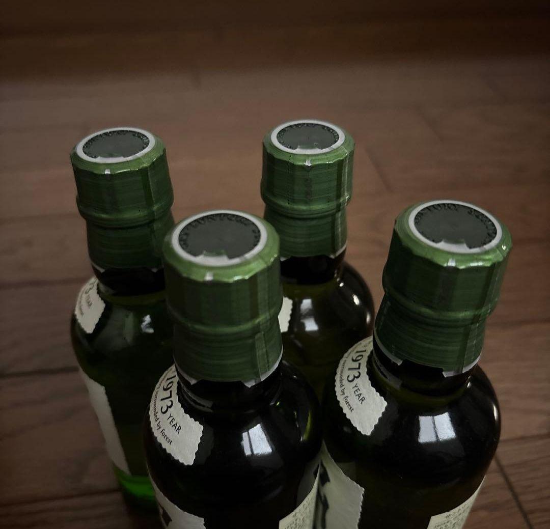 サントリー 白州 シングルモルト ウイスキー 180ml 未開栓4本セット