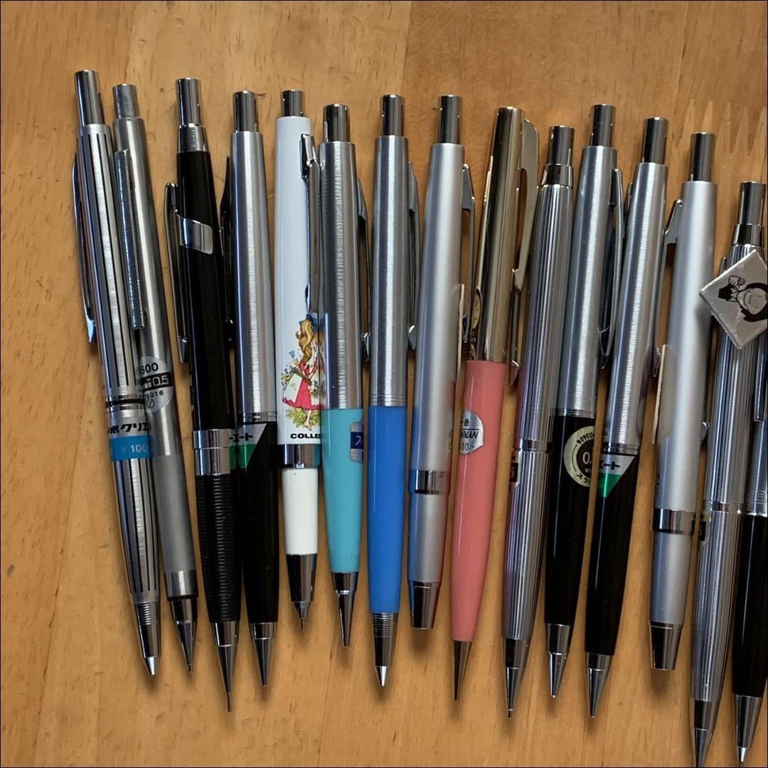 【ジャンク】レトロなシャーペン２２本