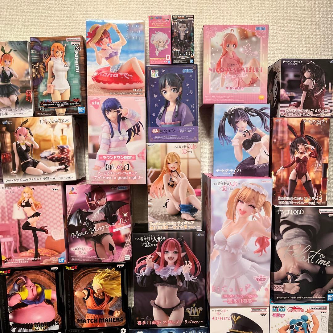 大量！　大人気アニメ　美少女系　プライズフィギュア　48点セット　まとめ売り