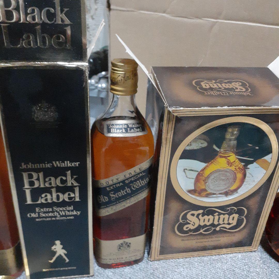 古酒　Johnnie Walker Black Label 12年 全4本セット