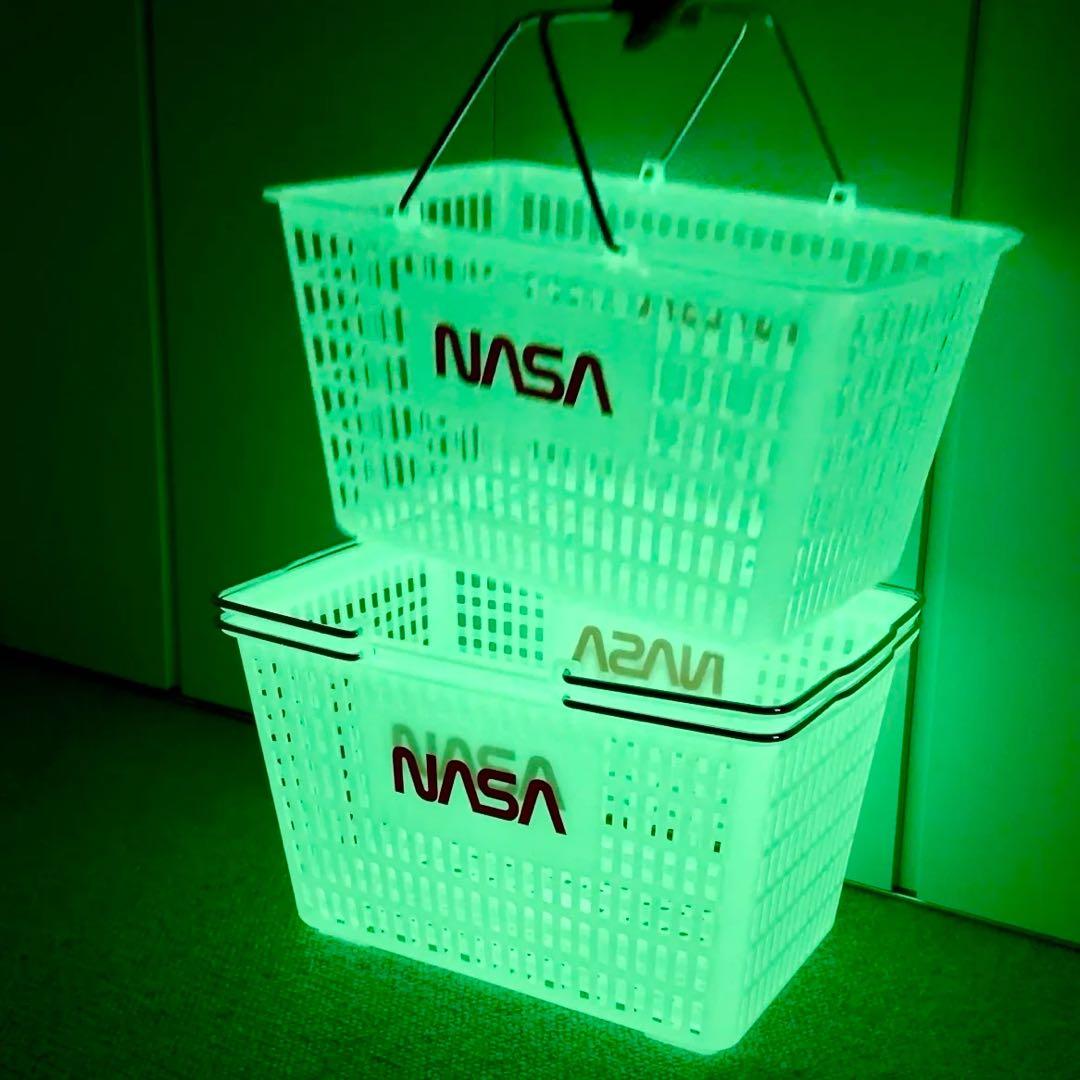 NASA 蓄光ショッピングバスケット（新品未使用品）