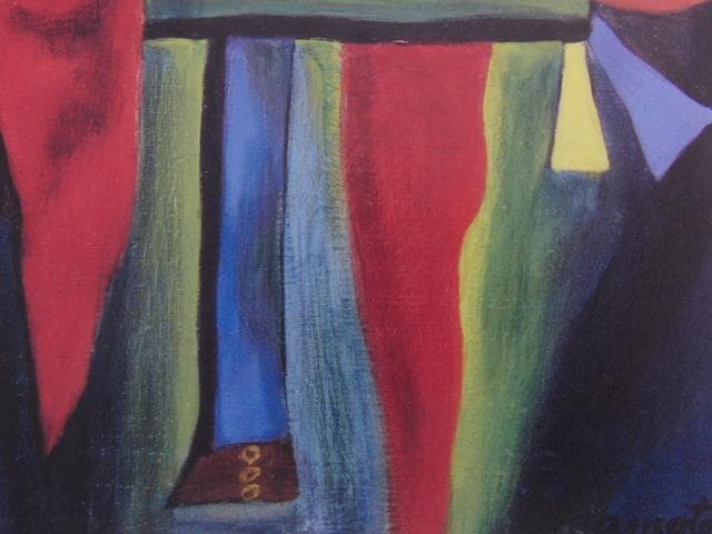 岡本太郎、【足場】、希少な大判額装用画集より、新品高級額装付、巨匠