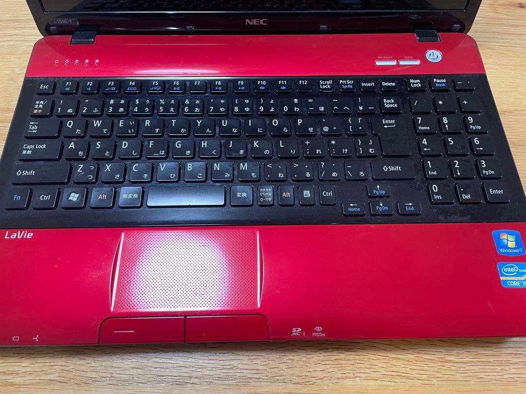 NEC LaVie ノートパソコン　LS550/F