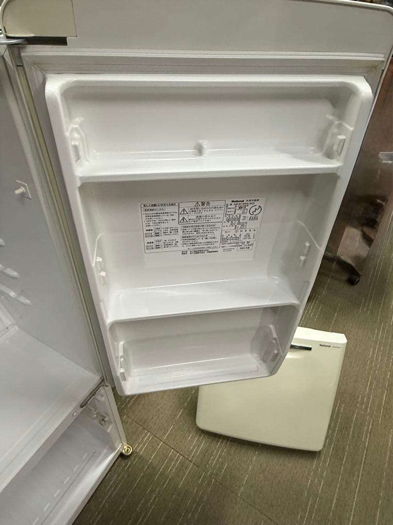 【洗浄消毒作業済】レトロ家電　National 冷凍冷蔵庫NR-B16RA-W