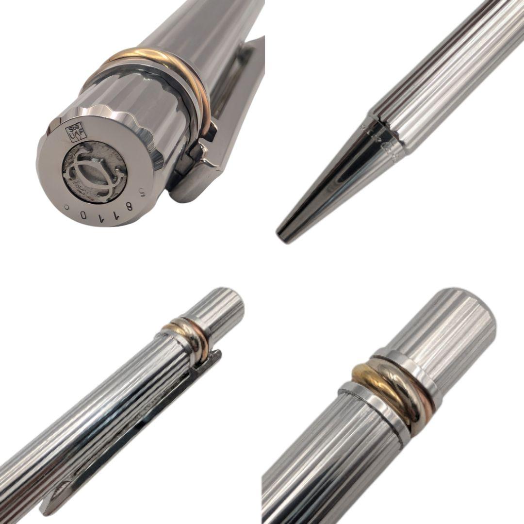 カルティエ トリニティ ボールペン シルバー スリーカラー 箱付