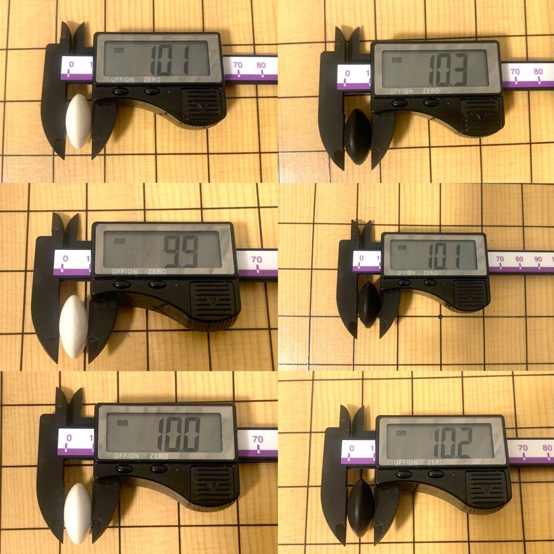 良品 高級囲碁5点セット 36号蛤碁石 特大碁笥 桐箱 5.9寸天地柾目囲碁盤