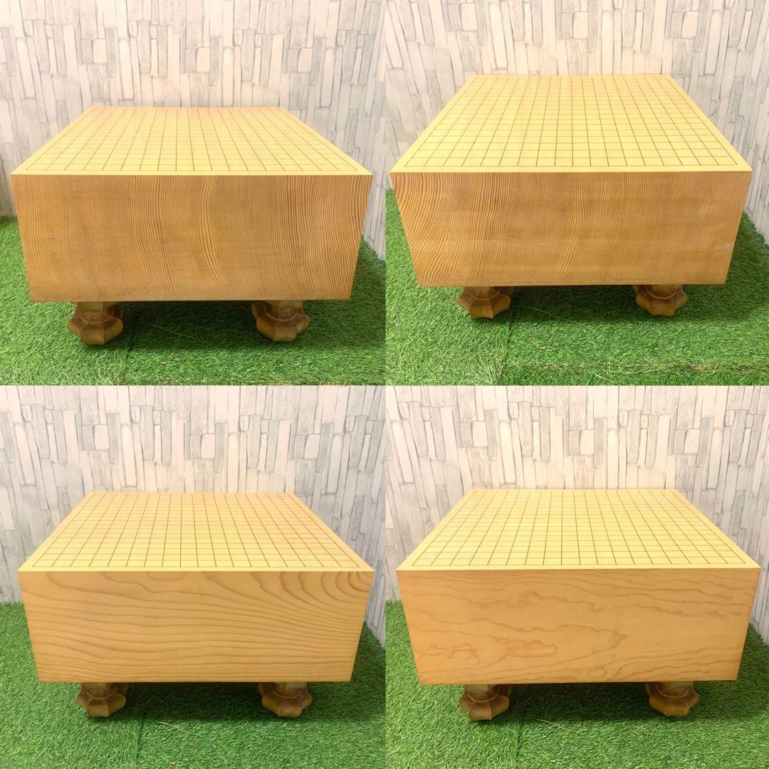 良品 高級囲碁5点セット 36号蛤碁石 特大碁笥 桐箱 5.9寸天地柾目囲碁盤