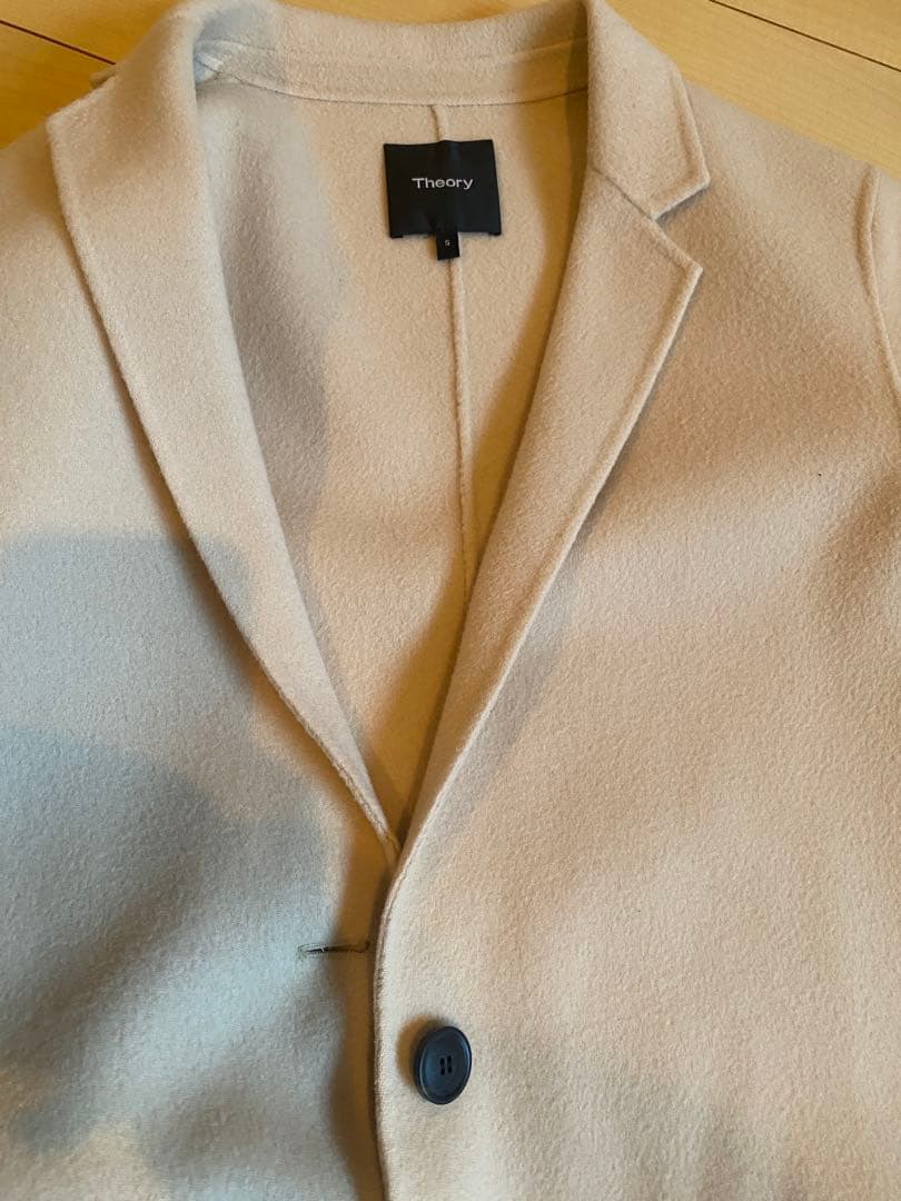 【theory】カシミヤ混チェスターコート