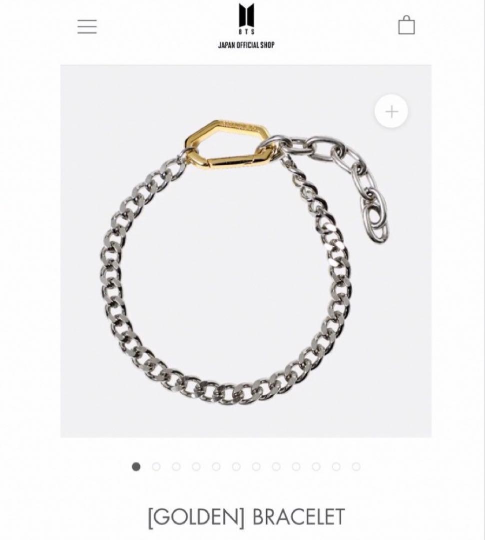 BTS JUNG KOOK GOLDEN OFFICIAL グッズ　ブレスレット