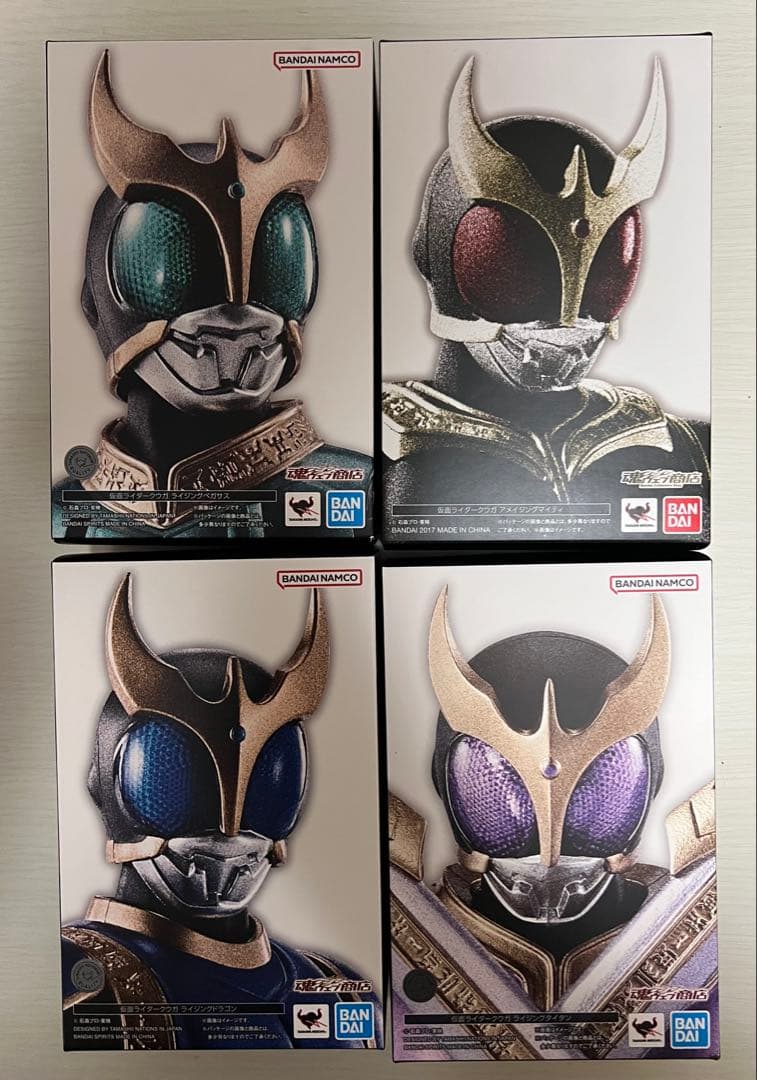 Figuarts 真骨彫 仮面ライダークウガ 4セット