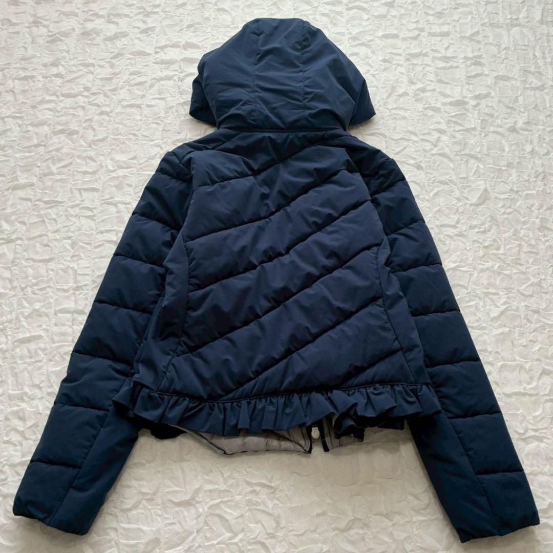 テーラーメイド フード付き中綿ジャケット M ゴルフウェア 裾フリル ハイネック