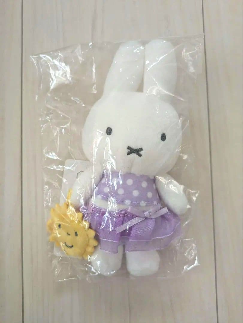 ミッフィー　マスコットキーチェーン　水玉