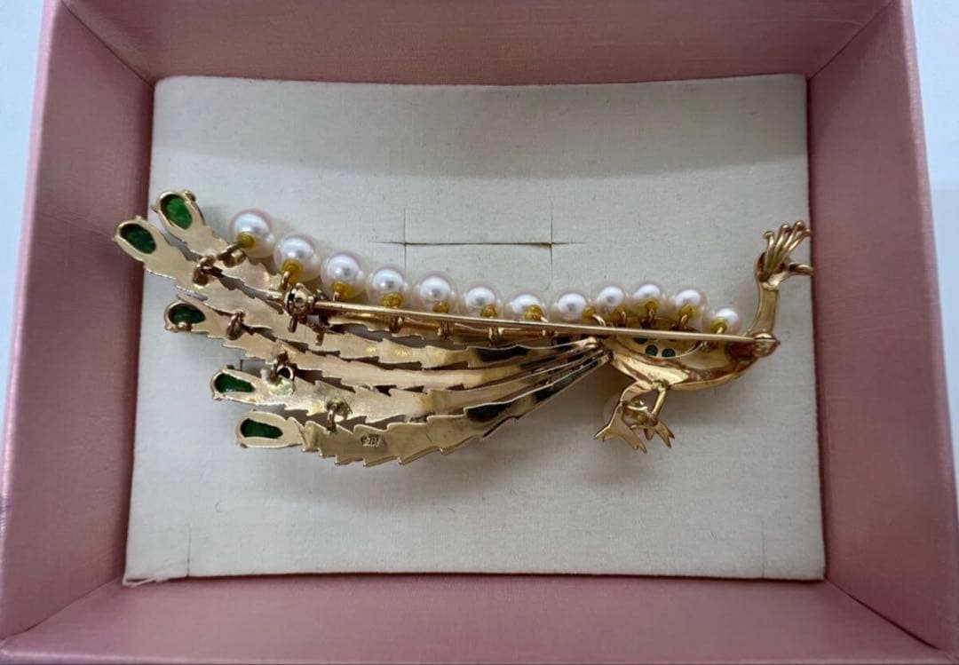 h*i様 K14 ブロー パール 真珠 ルビー エメラルド サファイア 翡翠 1