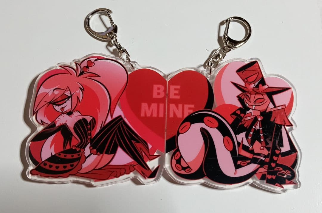 ハズビンホテル バレンタイン限定アクリルキーホルダー チェリーボム&サーペンシス