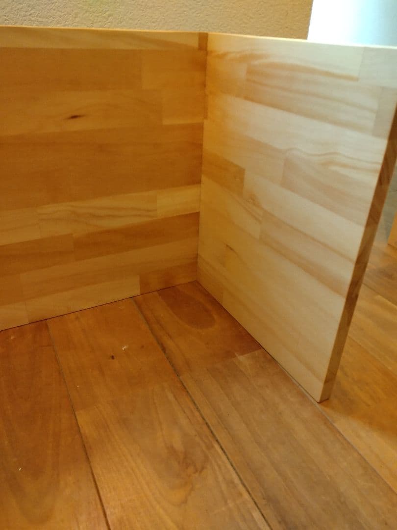 木製　ハンドメイド　オーダー　コの字　ベンチ　テレビ台　キヌカ　シェルフ