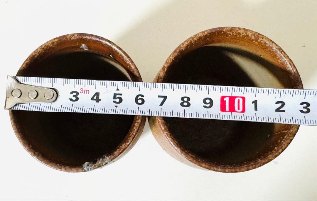 備前焼 人間国宝 伊勢崎淳 湯呑 共箱 陶芸