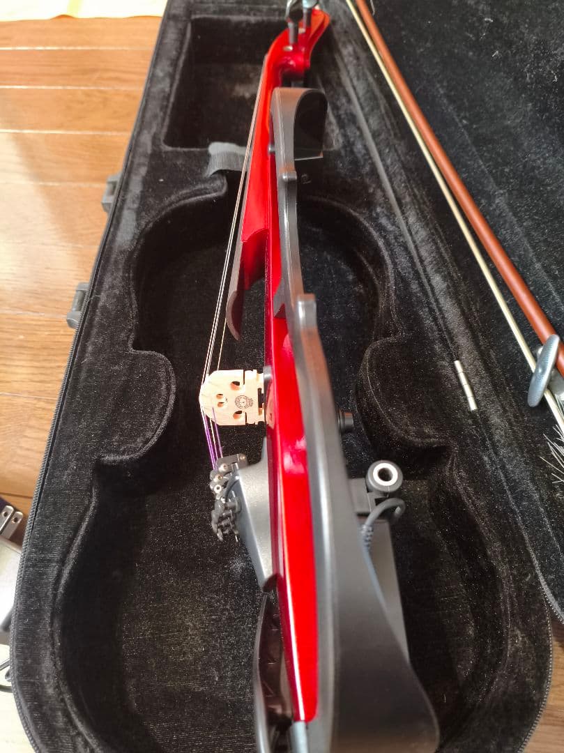 【ACアダプター付】YAMAHA サイレントバイオリン SV-120 レッド