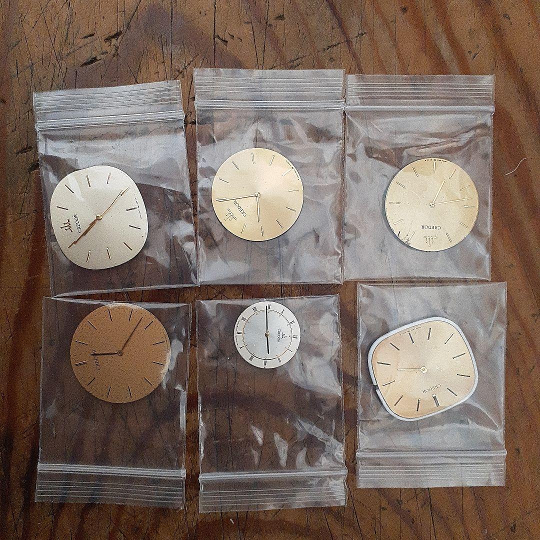 クオーツ時計ムーブメントとジャンク部品セット