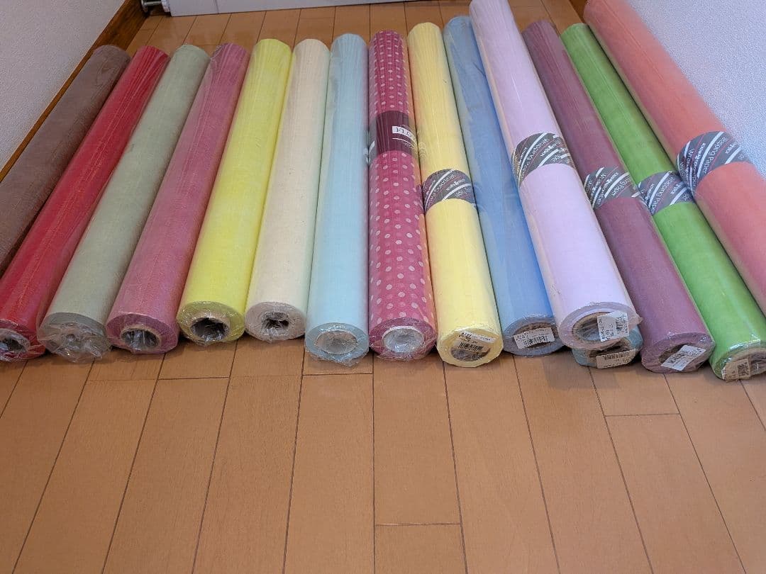 包装紙　フラワーラップ不織布 15ロールセット 多色