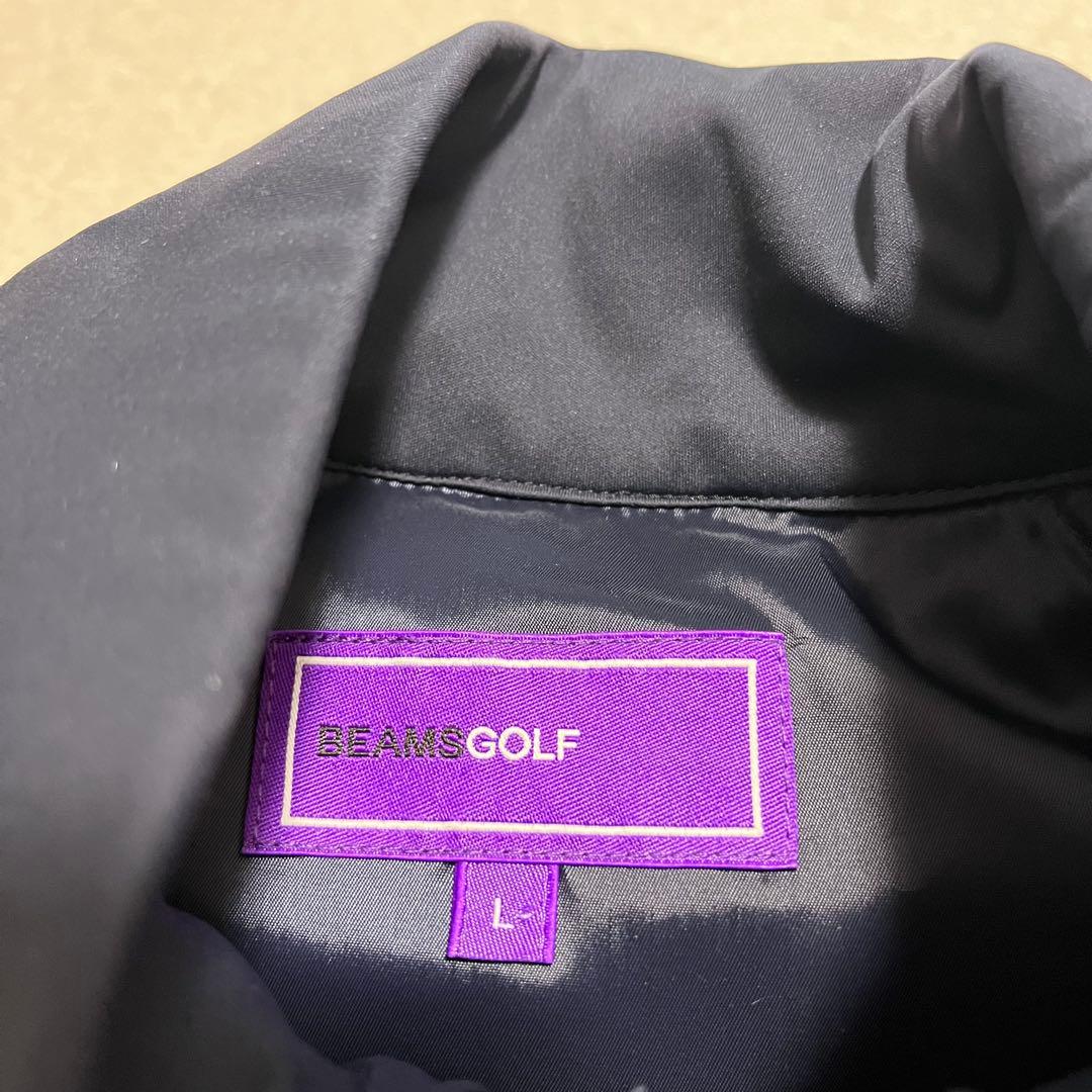 BEAMS GOLF レディースダウンジャケット L ネイビー