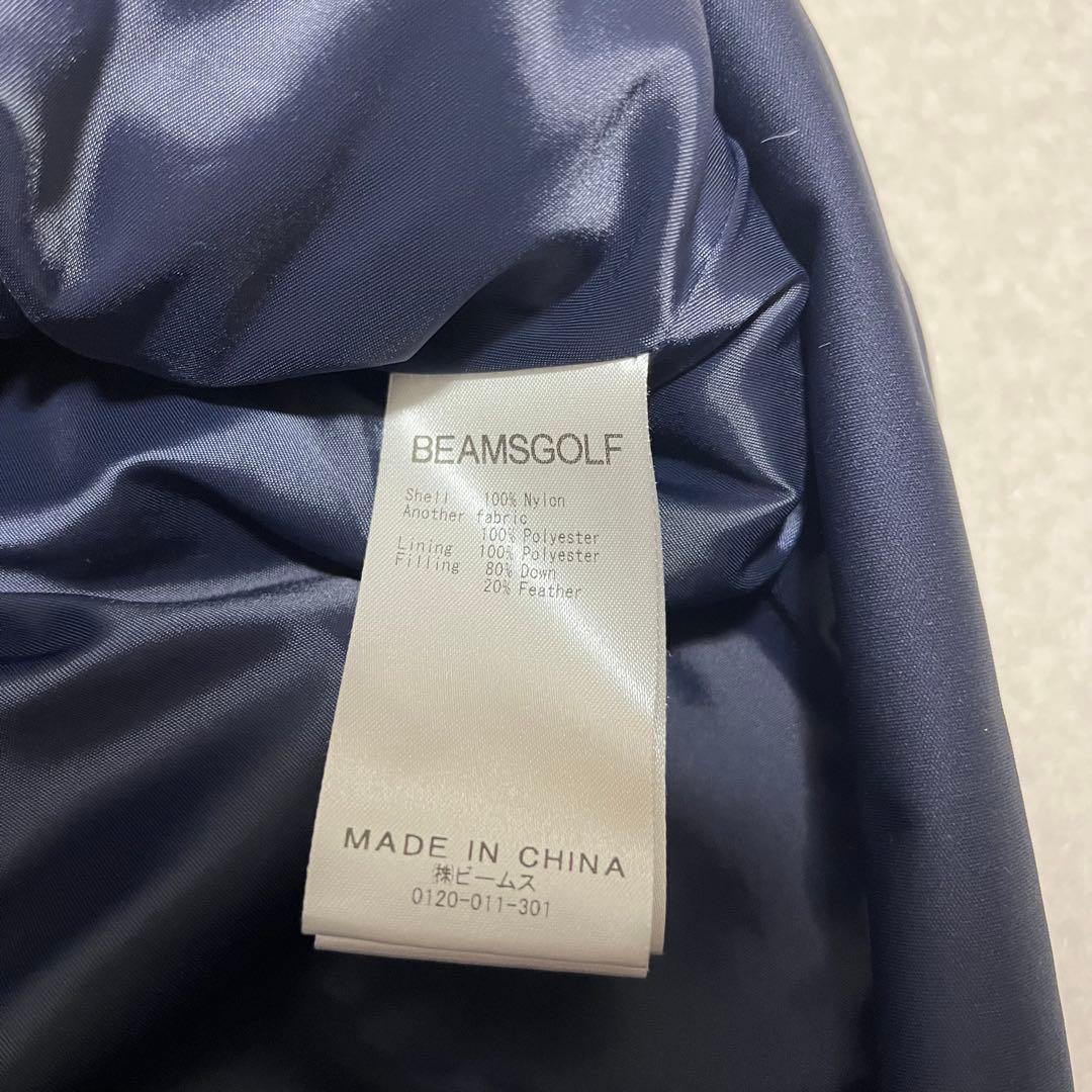 BEAMS GOLF レディースダウンジャケット L ネイビー