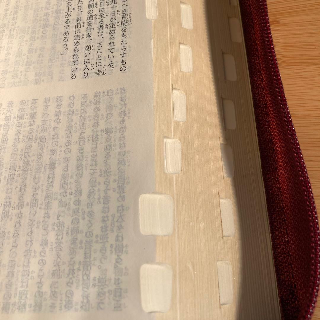 聖書　新共同訳　旧約聖書続編つき　ジッパーケース付き