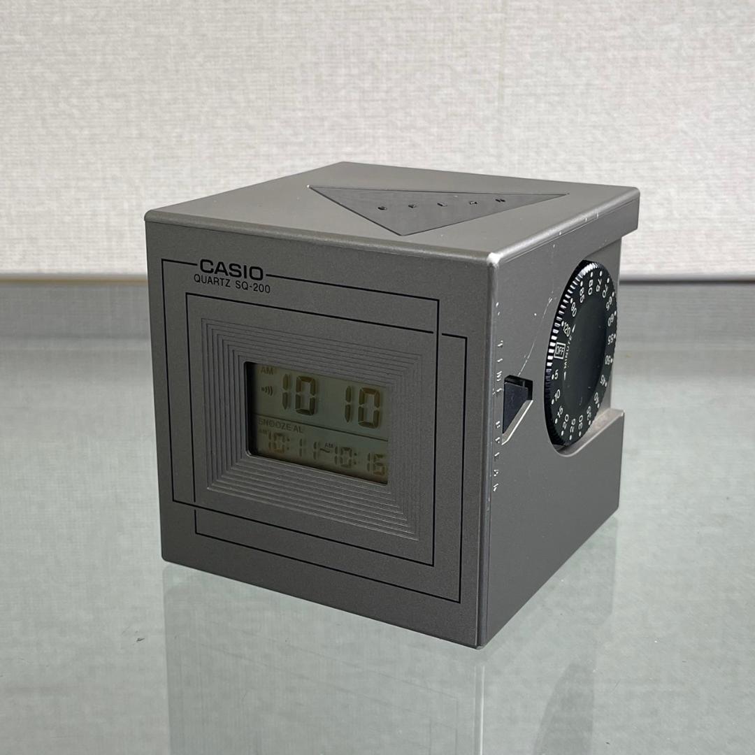 80's CASIO カシオ 置時計 ボイスクロック ポストモダン ヴィンテージ