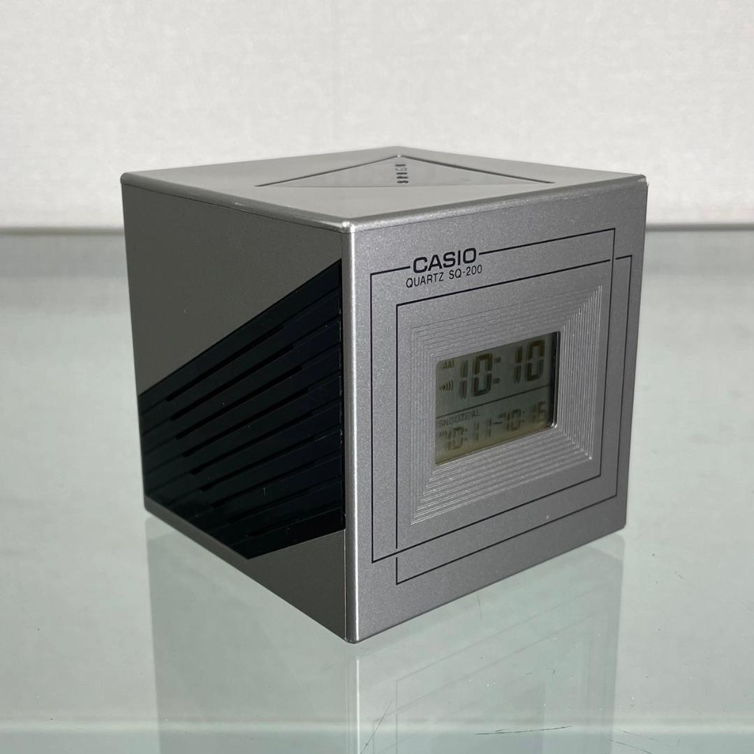80's CASIO カシオ 置時計 ボイスクロック ポストモダン ヴィンテージ