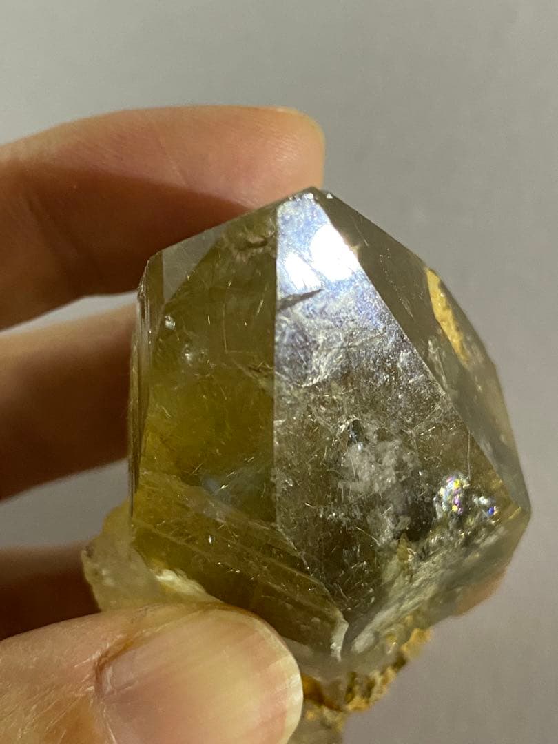 天然石　ヒマラヤ　マニハール　水晶　ルチルクォーツ　原石　レコードキーパー