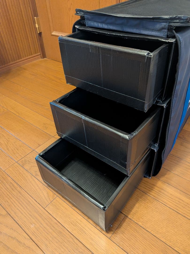 タミヤ TRFピットバッグL　美品　自作引出しケース付