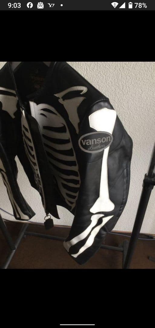 vanson bone バンソン　ライダーズジャケット